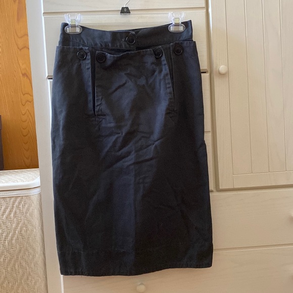 VINTAGE VIVIENNE WESTWOOD ANGLOMANIA BUTTON PENCIL SKIRT - Picture 1 of 7